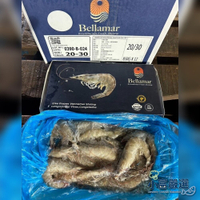 【小富嚴選】嚴選高品質白蝦 產地新鮮捕撈。(規格20/30/40/50/60/70/80/100/重量850g) 急凍包裝 限時降價 火鍋 鍋燒意麵 烤蝦