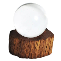 【十方佛教文物】水晶球2.8公分+花梨木座(大悲咒 加持108遍)