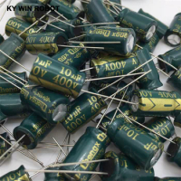 400V 10UF 10*17 high frequency low impedance aluminum electrolytic capacitor 10uf 400v