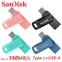 SanDisk SDDDC3 Type C USB 3.1 Flash Drive 256GB 512GB 128GB 64GB 32GB Pendrive Memory USB Disk Pen Drive 32 64 128 256 For Smar