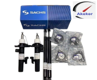 SHOCK ABSORBER FRONT REAR SACHS with Strut Kits For Volvo V50 S40 V40 V40CC C30 C70 313665 313667 3