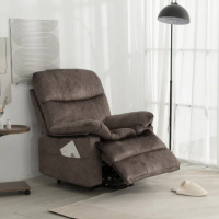 【IDEA】麂皮電動無段式按摩沙發躺椅/皮沙發(單人沙發 美甲椅 起身椅 孝親椅)