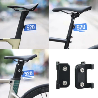 MTB Bike Triathlon Racing Number Plate Holder Clip For Road Bicycle Rear License Number Seatpost Mount Stand Racing Card Bracket