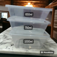 thinwall/kotak makanan plastik/mika tempat makanan plastik thinwall