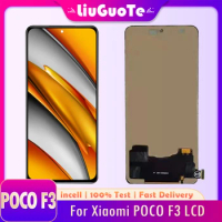 6.67" Incell LCD Screen For Xiaomi POCO F3 LCD Display Touch Screen Digitizer Assembly For Xiaomi POCO F3 M2012K11AG Replacement