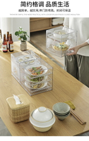 透明冰箱蔬菜保鮮盒冷凍抽屜式收納盒廚房置物食物整理神器塑料盒