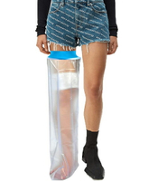[2美國直購] 淋浴用防水護足套 Waterproof Leg Cast Cover for Shower, Adult Full Leg Cast Shower Protector B08SHV1DMK