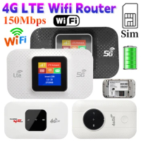 H807Pro H5577R 4G LTE WiFi Router Wireless Internet Router 150Mbps Hotspot Portable WiFi Device Plug Play Pocket Mobile Hotspot