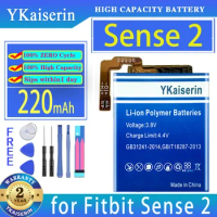 YKaiserin Battery 220mAh for Fitbit Sense 2 sense2 Smart Sport Watch