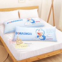 【享夢城堡】長型抱枕110x45cm一入(哆啦A夢DORAEMON 祕密道具素描集-藍)
