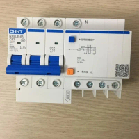 Attomat chống giật 63a dòng dò Chint NXBLE-63 1P+N 3P 220v - 380v