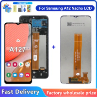 6.5 INCH For Samsung A12 Nacho LCD A127F A127M A127U Display Touch Screen Digitizer For Samsung A127 LCD With Frame