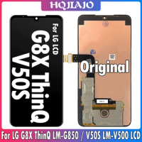 6.4'' Original LCD For LG G8X ThinQ 2019 G850 LMG850EMW LG V50S ThinQ LM-V510 Display Touch Screen Digitizer Assembly With Frame