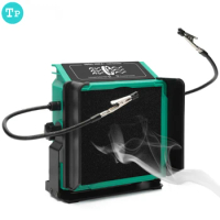 Tp Portable Smoke Absorber Metal Solder Fume Extractor Purifier for Phone Motherboard PCB Repair Soldering Fume Smoke Extractor