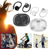 Bluetooth-Compatible 5.3 Headphones with Microphone Wireless Earbuds Touch Control True Stereo Headphones for Outdoor Sport