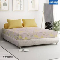 CALIFORNIA Sprei California King Fitted Bantal 4 ukuran 180x200 Sprei California Bantal 4 Cempaka