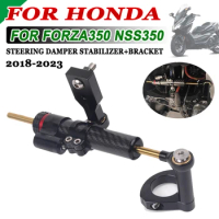 For Honda Forza 350 Forza350 NSS350 2018 - 2023 Motorcycle Directional Damper Shock Absorber Stabilizer Steering Dampers Bracket