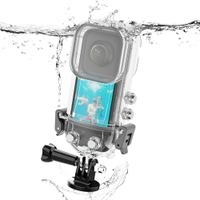 影石INSTA360 X3全隱形相機防水防摔保護殼 潛水殼 沖浪滑雪配件【Snowbelle優選】