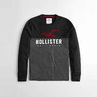 Hollister HCO  長袖 T恤 黑 1098