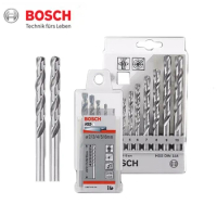 Bosch HSS-G Metal Drill Bit Cassettes 6-9mm HSS Twist Drill PointTeQ Set for Accessories for Drill Screwdriver