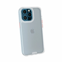 hoda iPhone 13 Pro 6.1吋 柔石軍規防摔保護殼霧透款(霧透白)