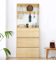 Tủ giày siêu mỏng MS04 - gỗ sồi