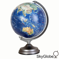 SkyGlobe 12吋衛星原貌/金屬底座/觸控三段式/立體地球儀