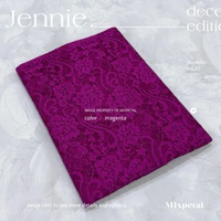 KAIN KEBAYA SEMI BROKAT FATMAWATI BENANG METALLIC HALUS JENNIE Magenta