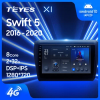 TEYES X1 For Suzuki Swift 5 2016 - 2020 Car Radio Multimedia Video Player Navigation GPS Android 10 No 2din 2 din DVD