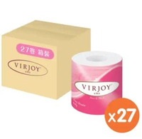 (原箱27卷) Virjoy Luxury 唯潔雅 四層柔韌卷紙/衛生紙 (27巻) x 1箱 #廁紙