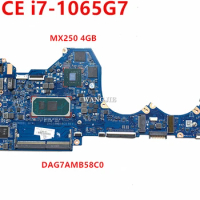 L67080-601 L67080-001 DAG7AMB58C0 G7AL For HP 14-CE 14-CE0507NA Used Motherboard SRG0N i7-1065G7+MX250 4GB