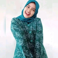 Baju Pkk Wanita 2024 Lapis Furing Halus Hijau Tosca Cewek Muslim Panjang Batik Pasti Ori