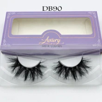 Free shipping products high quality brand makeup 100% siberian mink eyelashes