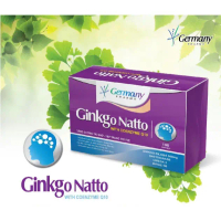 MK - Ginkgo Natto With Coenzyme Q10 Germany Pharma - Giúp hoạt huyết dưỡng não - Hộp 100 viên Sản ph