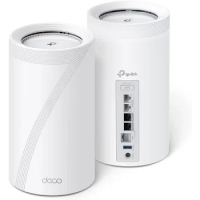 TP-Link Deco BE33000 Quad-Band WiFi 7 Mesh System (Deco BE95) for Whole Home Coverage up to 7800 Sq.Ft with AI-Driven Smart Ante