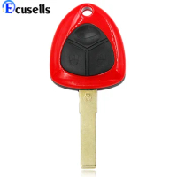 Remote Key Shell Sport Car Key Case Cover For Ferrari California 458 612 599 Uncut kind
