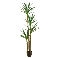 Simulated green plant, sisal tree, agave fake tree, potted ornament