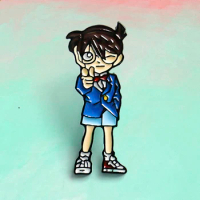 Classic Japanese anime name Detective Conan's brooch The truth is only one Conan badge