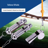 Metal Whistle Referee Sport Rugby Party Outdoor Sport Whistle Training School Soccer Football Handball Lanyard Survival Whistles