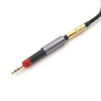 3.5mm Jack Plug Adapter Replacement for Audio-Technica ATH-M40X M50X M60X M70X Sennheiser HD-518 558 595 Headphones