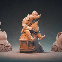 Unassambled 1/24 ancient man sit Resin figure miniature model kits Unpainted