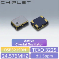 3225 High-precision SMD TCXO DSB321SDN 24.576MHZ 24.576M GPS GNSS Active Crystal Oscillator 1.5ppm DSB32 High Quality
