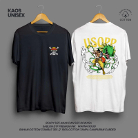 Kaos Usop One Piece Edisi Eksklusif. Sensasi Bahan 'Second Skin' yang Lembut, Sejuk & Flowy. Tidak K