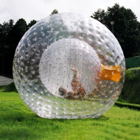 Free Shipping 2.5m Dia Large Inflatable Body Zorb Ball Air Human Hamster Ball Inflatable Rolling Zorb Ball