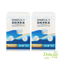 【多立康】rTG48/32 Omega-3高純淨魚油90粒x2(Omega-3 80% /西班牙/91項專利/DHA/EPA)