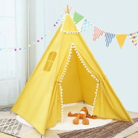 兒童遊戲帳篷 兒童室內帳篷游戲屋印第安小帳篷玩具屋公主生日派對ins房間裝飾【HZ69921】