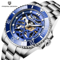 PAGANI DESIGN Hollow Out Mechanical Wristwatches Leisure Fashion Clock watch Sapphire Glass 7520 Movement PD1659 Watch for Men