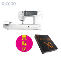 (買一送一)RICCAR立家3.0+複合式刺繡縫紉機+DRAWings Essentials XI 刺繡軟體