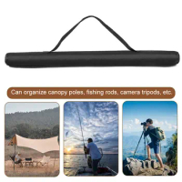 Camping Canopy Pole Storage Bag Portable Fishing Rod Camera Tripod Case 600D Oxford Cloth Wear-resistant Camping Accessories
