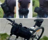 Tas Sepeda Lipat Mtb Roadbike Tactical Tentara Adventure Gunung Hiking